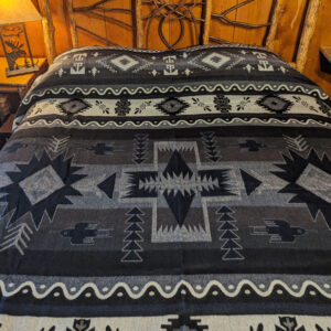 Aztec condor alpaca blanket in queen size